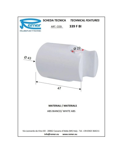 Держатель для душа Remer 339FBI