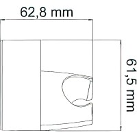 Держатель ручного душа WasserKRAFT A014 Хром