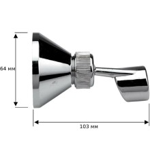 Держатель ручного душа Remer 335P Хром