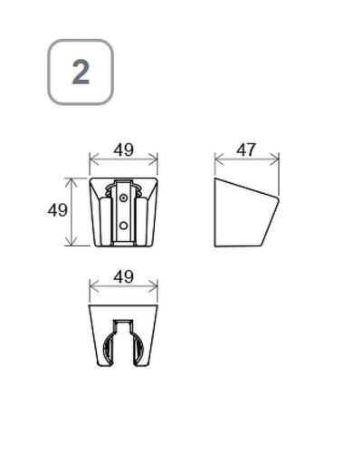 Держатель ручного душа Ravak 612.20 X07P640 Черный матовый