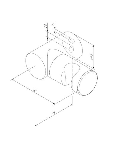 Держатель ручного душа AM.PM F0500822 Черный матовый