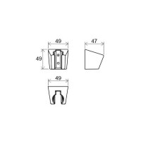 Держатель ручного душа Ravak 612.00 X07P345 Хром