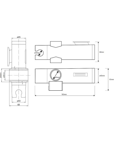Держатель ручного душа Bemeta Help 338514372 Хром