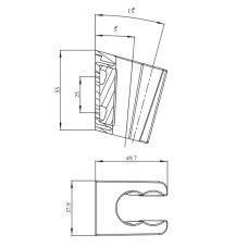 Держатель для душа IDDIS 080CP00i53