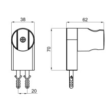 Держатель для душа Noken Urban N299999666