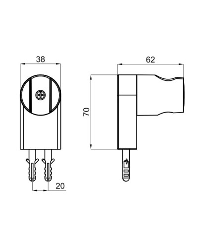Держатель для душа Noken Urban N299999666