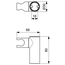 Держатель для душа Ideal Standard IdealRain Pro B9847AA