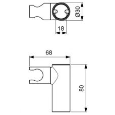 Держатель для душа Ideal Standard IdealRain Pro B9847AA