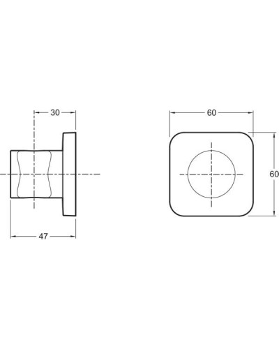 Держатель ручного душа Jacob Delafon Modulo 8464D-CP Хром