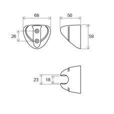 Держатель ручного душа Ravak 610.00 X07P010 Хром