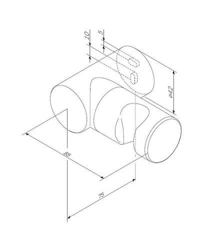 Держатель для душа AM.PM F0500864 Хром