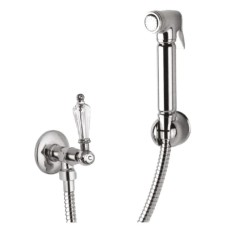 Гигиенический набор хром, ручка Swarovski Cezares Diamond DIAMOND-KS-01-Sw