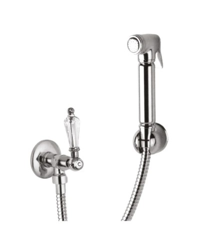 Гигиенический набор хром, ручка Swarovski Cezares Diamond DIAMOND-KS-01-Sw