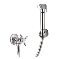 Гигиенический набор хром, ручки хром Cezares Nostalgia NOSTALGIA-KS-01