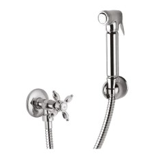 Гигиенический набор хром, ручки хром Cezares Nostalgia NOSTALGIA-KS-01