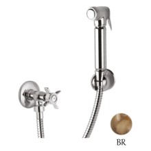 Гигиенический набор бронза, ручка бронза Cezares Lord LORD-KS-02