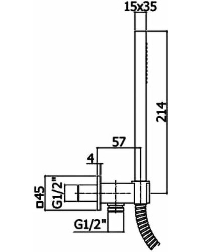 Душевой гарнитур Paffoni Premium ZDUP115BO Белый матовый