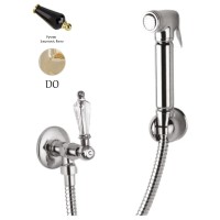 Гигиенический набор золото 24 карат, ручка Swarovski Nero Cezares Diamond DIAMOND-KS-03/24-Sw-N