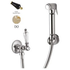 Гигиенический набор золото 24 карат, ручка Swarovski Nero Cezares Diamond DIAMOND-KS-03/24-Sw-N