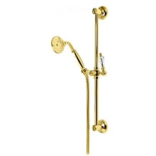 Душевой гарнитур золото 24 карат, ручка Swarovski Cezares Vintage VINTAGE-SD-03/24-Sw