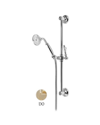 Душевой гарнитур золото 24 карат, ручка Swarovski Cezares Diamond DIAMOND-SD-03/24-Sw