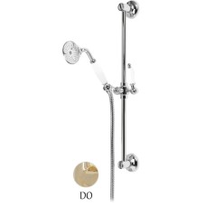 Душевой гарнитур золото 24 карат, ручка белая Cezares Elite ELITE-SD-03/24-Bi