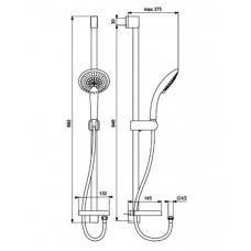 Душевой гарнитур XL3 Vidima Fresh BA218AA