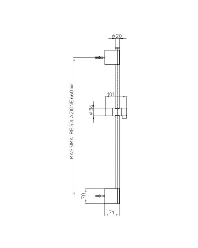 Душевой гарнитур Bossini DA50462.030