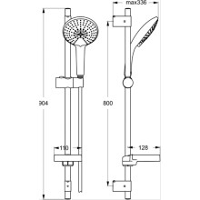 Душевой гарнитур Ideal Standard IdealRain Soft XL3 B9434AA