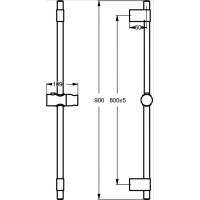 Душевая штанга 900 мм Ideal Standard IdealRain B9429AA