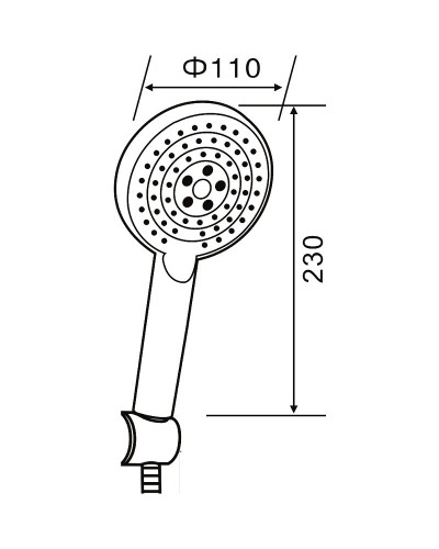 Душевой гарнитур Orange LM53NI Никель