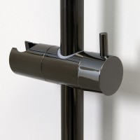 Душевая штанга WasserKRAFT Glan A191 Черная глянцевая