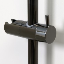 Душевая штанга WasserKRAFT Glan A191 Черная глянцевая