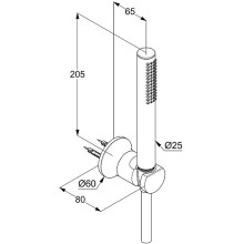 Душевой гарнитур Kludi Nova Fonte 2085005-35 Хром