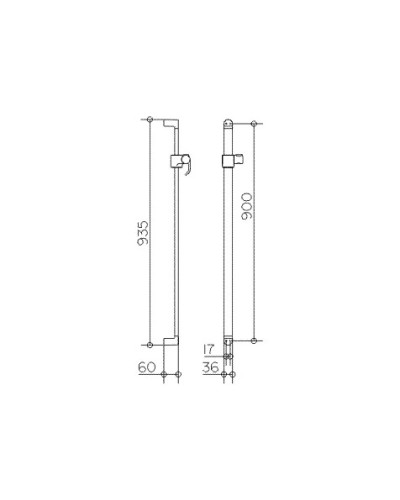 Душевая штанга KEUCO Elegance New 51685010900