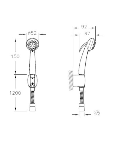 Гигиенический набор Vitra A45601EXP