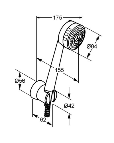 Душевой набор Kludi Zenta 2S 607500500