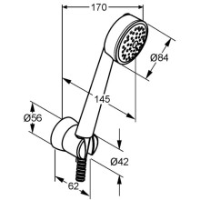 Душевой набор Kludi Zenta 1S 606500500