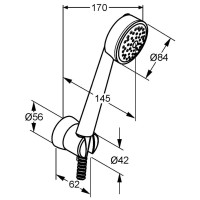 Душевой набор Kludi Zenta 1S 606508600