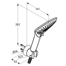 Душевой набор Kludi Fizz 3S 677500500