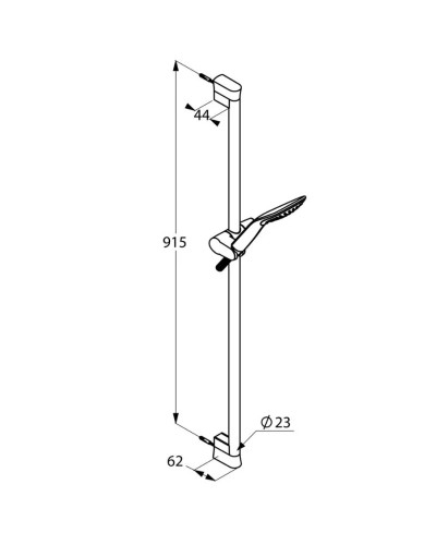 Душевой гарнитур Kludi Fizz 1S 676400500