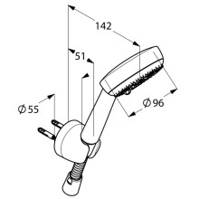 Душевой набор Kludi Logo 3S 680300500