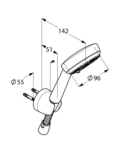 Душевой набор Kludi Logo 3S 680300500
