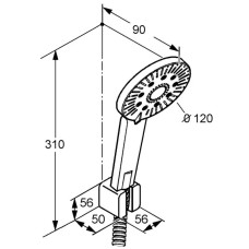 Душевой набор Kludi A-QA 3S 6575005-00