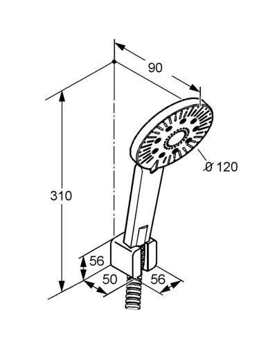Душевой набор Kludi A-QA 3S 6575005-00