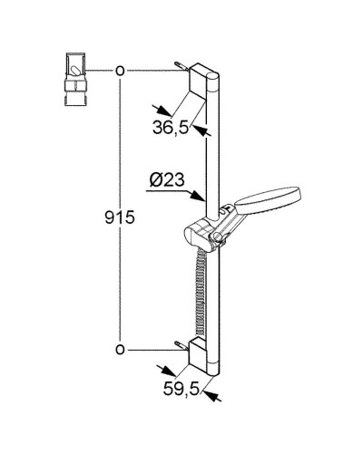 Душевой гарнитур Kludi A-QA 3S 657400500