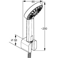 Душевой набор Kludi A-QA 1S 6565005-00