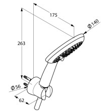 Душевой набор Kludi Freshline 3S 679500500