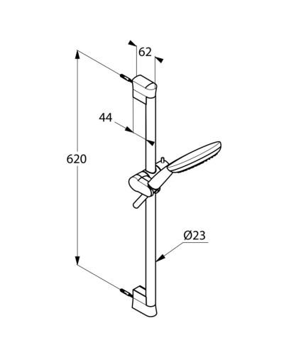 Душевой гарнитур Kludi Freshline 3S 679300500