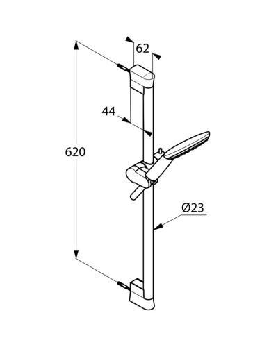 Душевой гарнитур Kludi Freshline 1S 678300500
